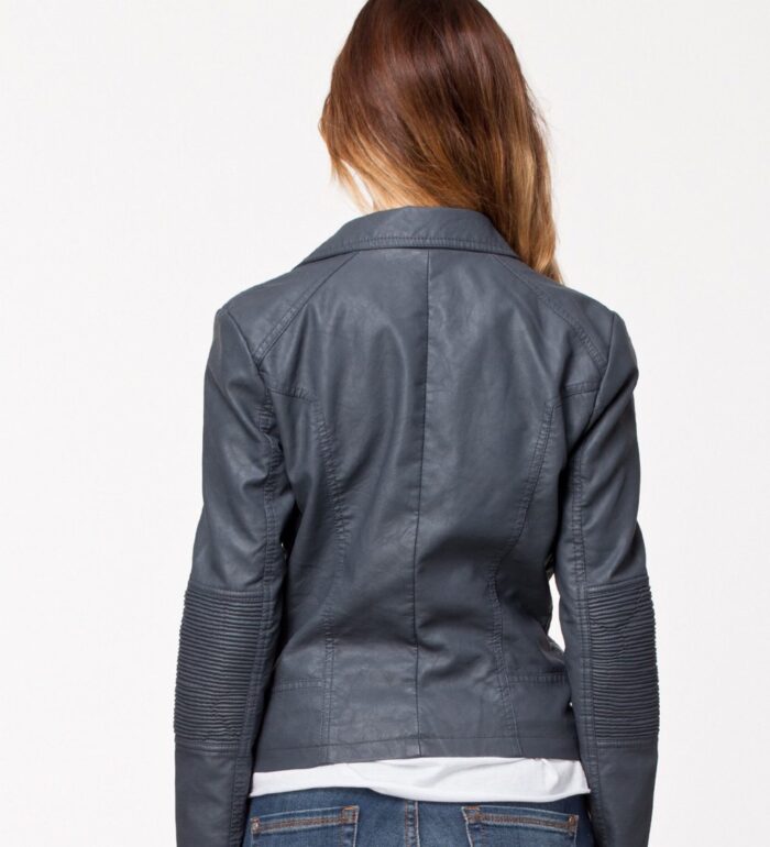 Navy Moto Jacket - Image 2